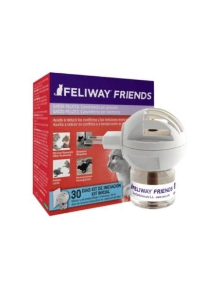 Feliway Friends Difusor+Recambio 48 Mililitros 1Mes Ceva Vet