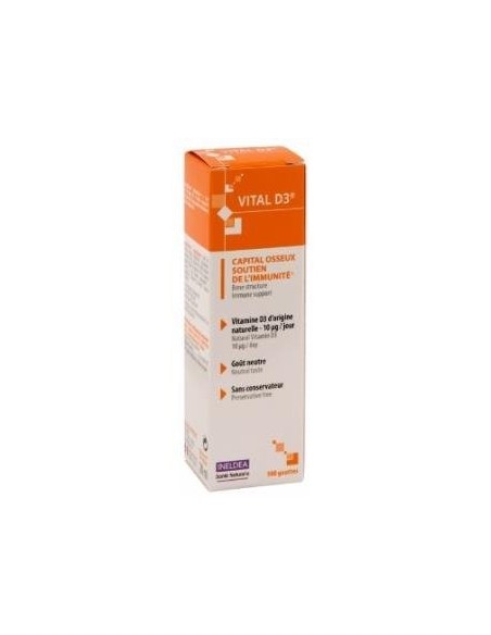 Pediakid Vitamina D3 20 Mililitros Ineldea