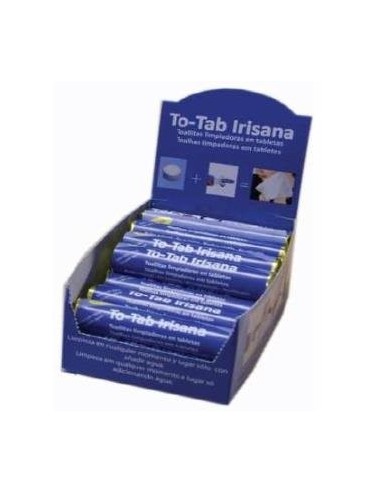 To-Tab Toallitas Limpiadoras Irisana - Expositor 21 Tubos