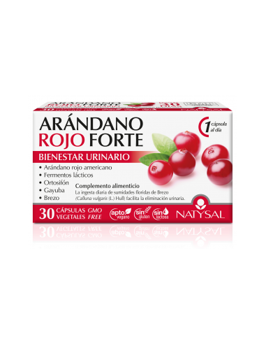 Arándano Rojo Forte Natysal 60 Cápsulas – Salud Urinaria