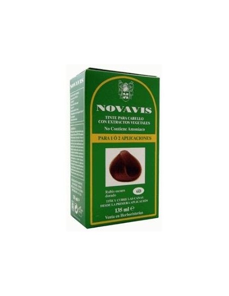 Tinte Novavis 6D Rubio Oscuro Dorado 120 Ml de Novavis