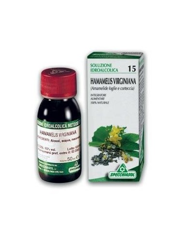 Hamamelis Virginiana 15 50ml Agbio Specchiasol Natural