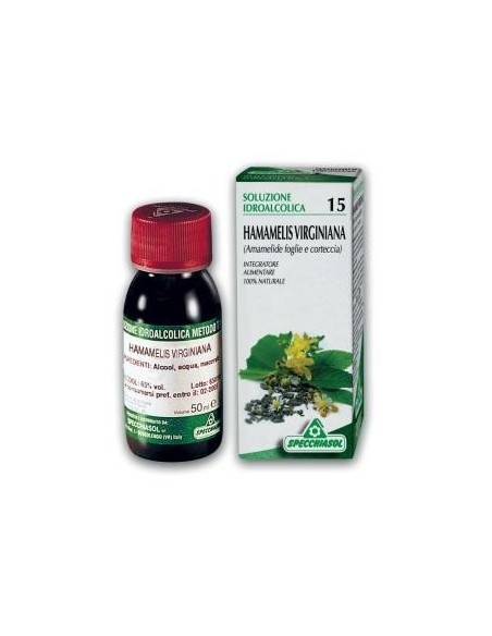 Hamamelis Virginiana 15 50ml Agbio Specchiasol Natural