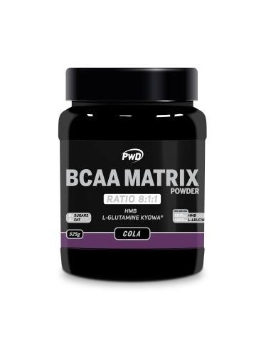 Bcaa Matrix Sabor Cola 525 Gramos Pwd Nutrition