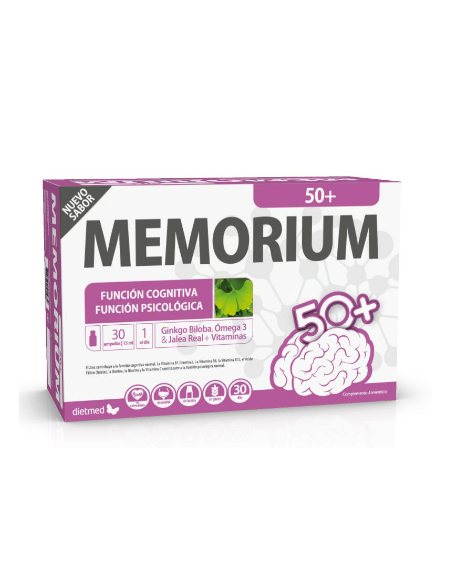 Memorium 50+  30 X 15 Ml Ampollas De Dietmed