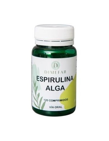 Spiruldin Spirulina 450mg 120 Comprimidos - Algas de México