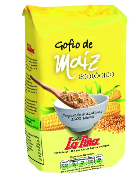 Organic Corn Gofio 500g – Gofio La Piña Premium Quality
