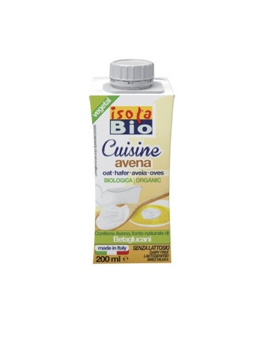 Crema de Avena Bio Isola 200ml – Cocina Saludable y Natural