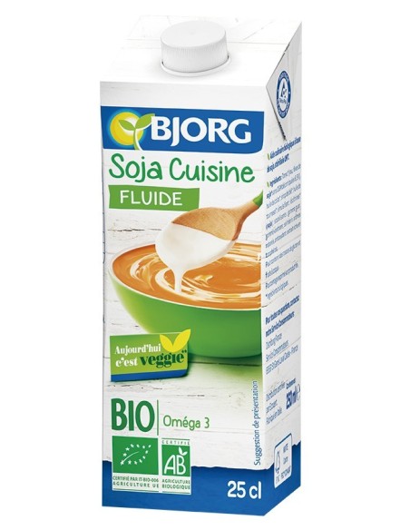 Crema de Soja Bio Bjorg 25 cl – Cocina Saludable y Natural