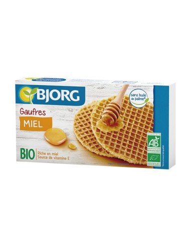 Organic Honey Waffles Bjorg 175g – Natural Sweet Breakfast