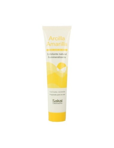 Arcilla Amarilla Exfoliante para Pies 100 ml Sakai
