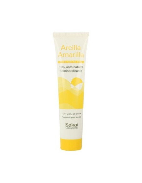 Arcilla Amarilla Exfoliante para Pies 100 ml Sakai