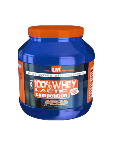 Whey 100% Lactic Competition Fresa 2kg Mega Plus proteína eficaz