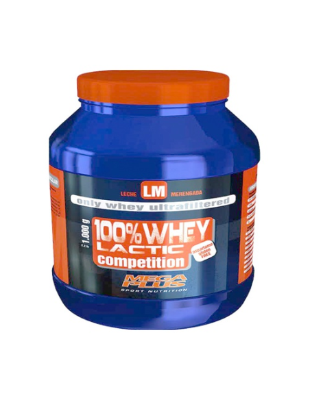 Whey 100% Lactic Competition Fresa 2kg Mega Plus proteína eficaz