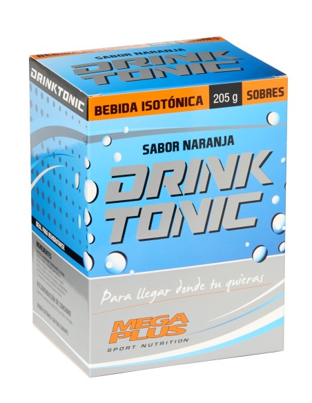 Drinktonic Isotónica Naranja 10 Sobres Mega Plus Energía