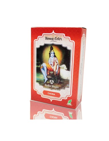 Henna Polvo Caoba Radhe Shyam 100g - Color Natural Intenso