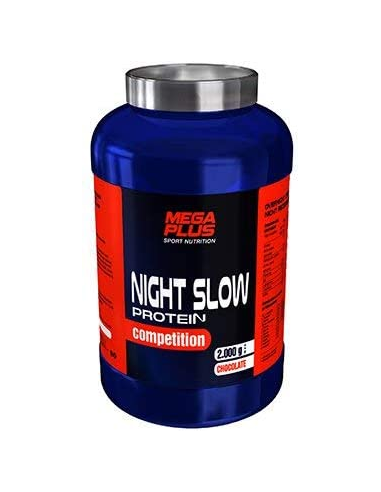 Night Slow Prot. Comp. Vainilla 2kg Mega Plus - Nutrición Óptima