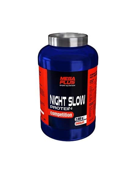 Night Slow Prot. Comp. Vainilla 2kg Mega Plus - Nutrición Óptima