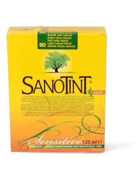 Sanotint Sensitive 80 Rubio Claro Natural de Sanotint