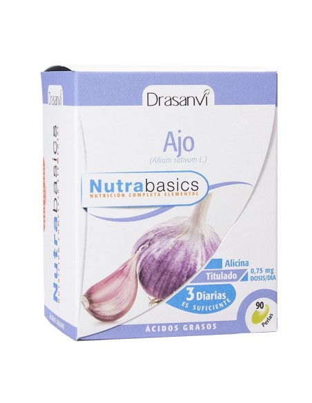 Ajo Macerado 500 Mg 90  Perlas Nutrabasicos de Dra