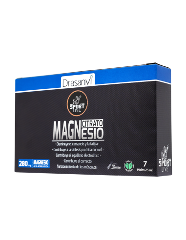 Magnesio Caja Viales 7X25 Ml Sport Live de Drasanv