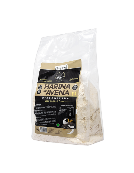 Harina Avena Sabor Cookies & Cream 1 Kg Sport Live