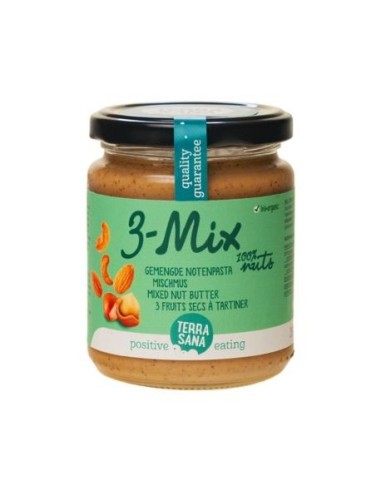3Mix, Crema De Frutos Secos (Sin Cacahuete) 250 G de Terrasana