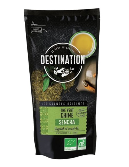 Té Verde Sencha Chino Bio 80g | Calidad Premium Destination