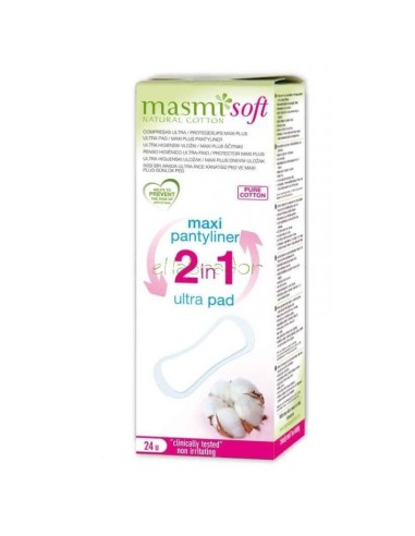 2 En 1 Protegeslips Maxi Plus / Compresa Ultra Mas