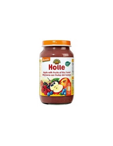 Potito Frutas Bosque-Manzana Holle 220g 8 Meses Demeter
