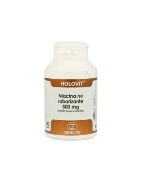 Holovit Niacina 500mg 180 cápsulas No Ruborizante Equisalud