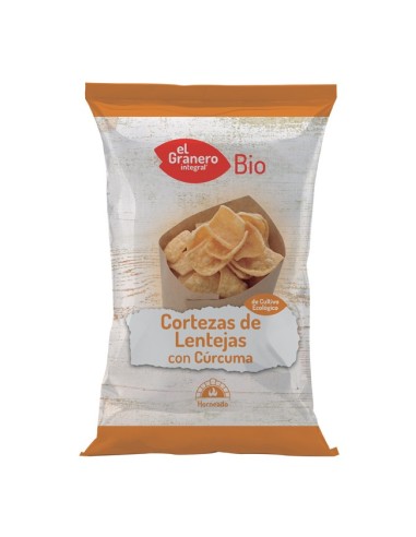 Cortezas de Lentejas con Cúrcuma Bio 65g - El Granero