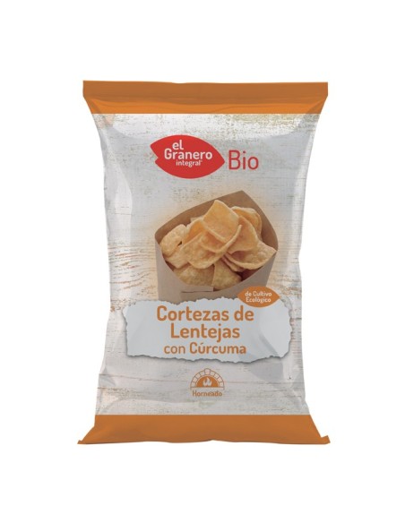 Cortezas de Lentejas con Cúrcuma Bio 65g - El Granero