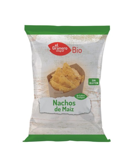 Nachos de Maíz Bio 125g El Granero – Snack Natural Saludable
