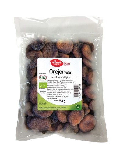 Orejones El Granero Integral Orgânico 250 g – Fruta Natural Saudável