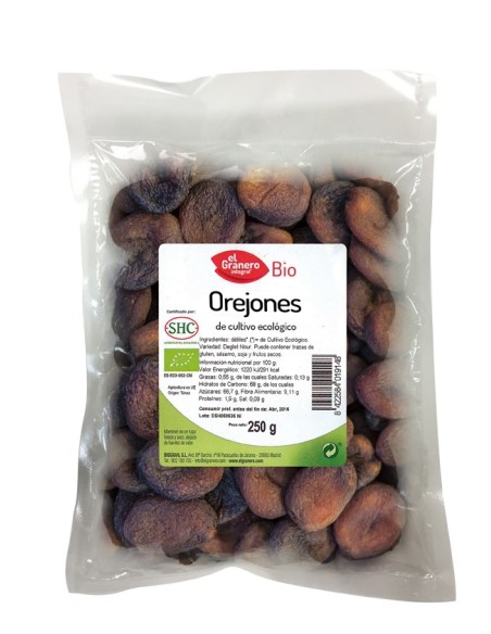 Orejones El Granero Integral Orgânico 250 g – Fruta Natural Saudável