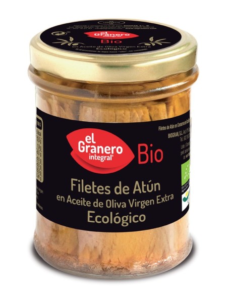Filetes de Atún Bio 195 g | El Granero Integral Natural