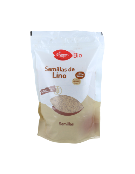 Semillas De Lino Bio, 200 G de El Granero Integral