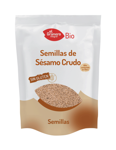Sementes de gergelim cruas orgânicas 400g - El Granero Integral