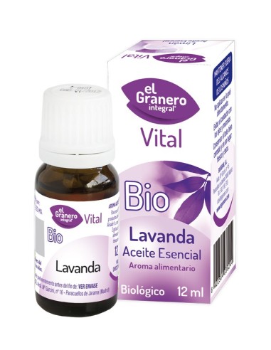 Aceite Esencial de Lavanda Bio 12 ml - El Granero Integral