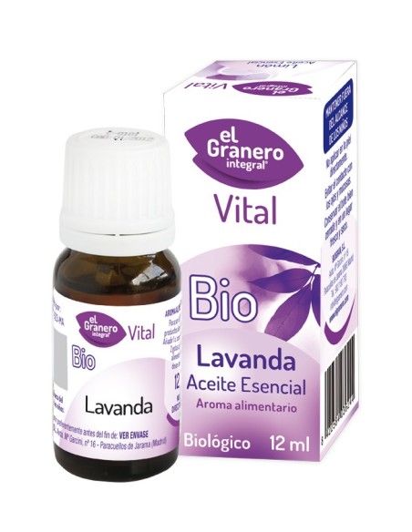Aceite Esencial de Lavanda Bio 12 ml - El Granero Integral