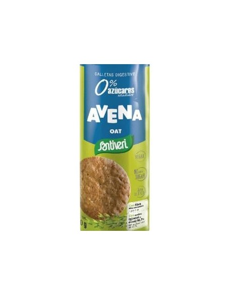 Galletas Digestive Avena 0% Azucares 190 Gramos Santiveri