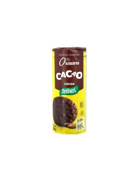 Galletas Digestive Cacao 0% Azucares 200 Gramos Santiveri