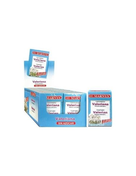 Caramelos Valeriana Sin Azucar Expositor 20Ud. de Marnys
