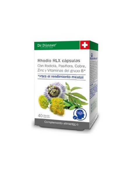 Rhodio Rlx Pw Rhodiola 40Cap. de Salus