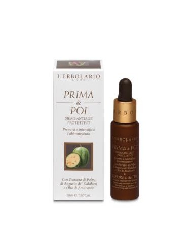 Solar Antes Y Despues Serum Antiedad 28 Mililitros L´Erbolario