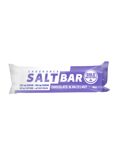 Endurance Salt Bar Choco & Avellana 40G 15 Un de Gold Nutrit