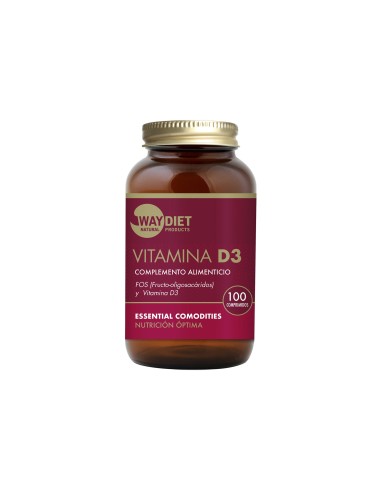 Vitamina D3 y Fos Waydiet 100 comprimidos – Salud Ósea Optima