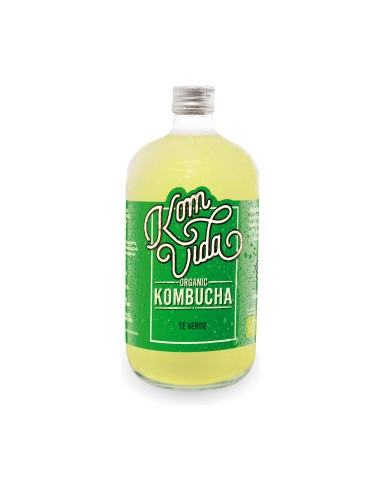 Kombucha Té Verde Komvida 750 ml – Refrescante y Natural