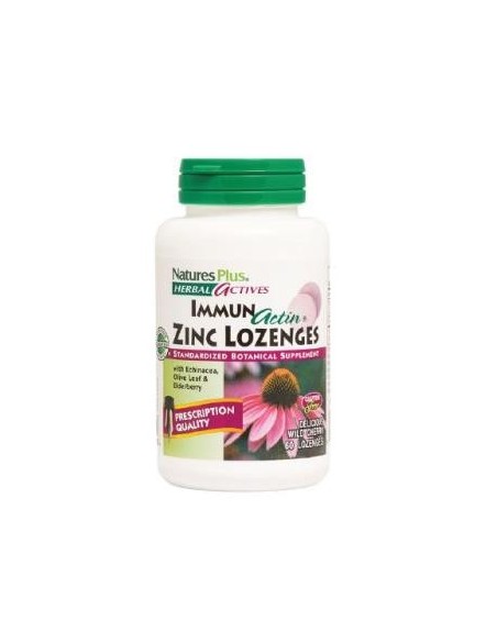 Immunactin Zinc Lozenges 60 Comp  Refuerza tu defensa natural
